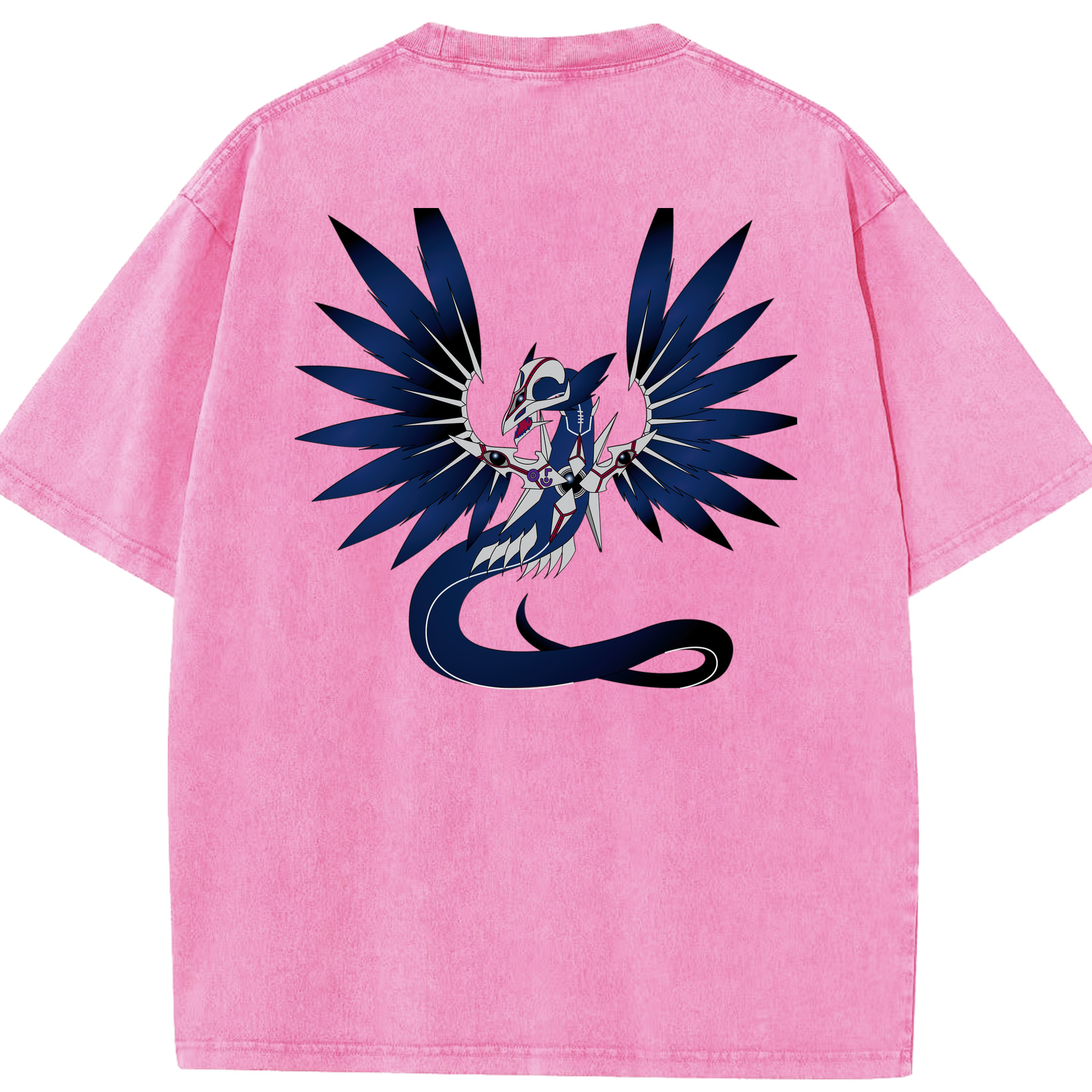 （画像用） 遊☆戯☆王 Yu-Gi-Oh! 綿100% ヴィンテージ風 半袖Tシャツ（背面プリント）